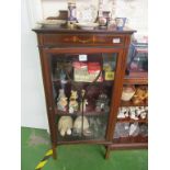 An Edwardian display cabinet