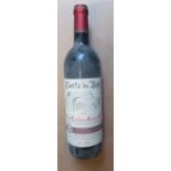 Two Saint Emilion Grand Cru Porte du Roy 1995, numbers 97353 and 72033