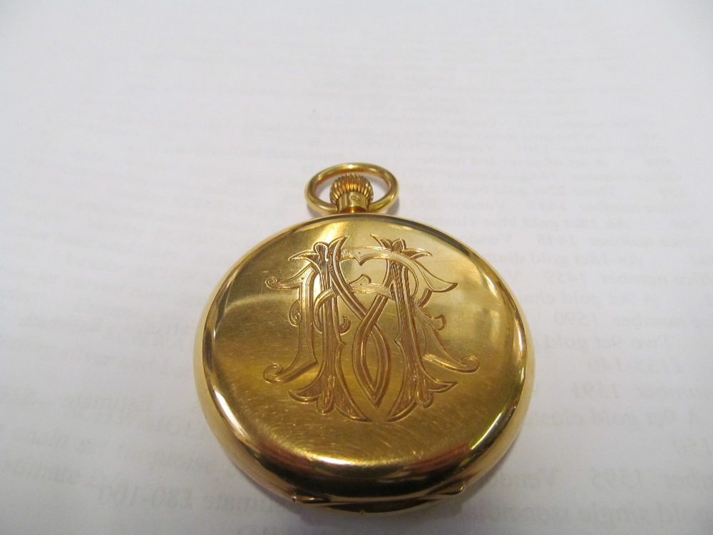 An 18ct gold presented Benson pocket watch - Image 3 of 4