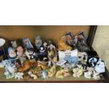 Some Wade Disney figures, pantomime and others