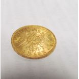 A 1902 Twenty Mark gold coin