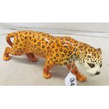 A Beswick leopard (some crazing under neck)