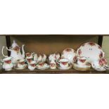 A Royal Albert coffee teaset (a/f)