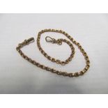 A 9ct gold fob chain 13.2gms