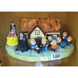 A Snow White set with cottage