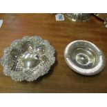 Two silver dishes