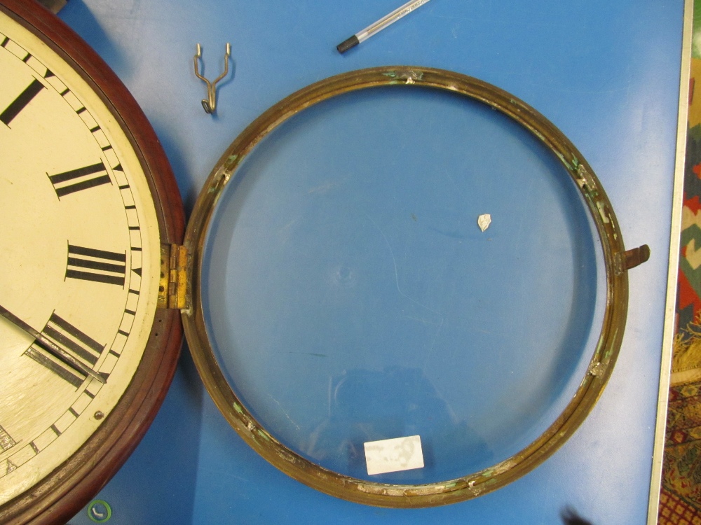 A single fusee wall clock J. Major, Brighton - Image 16 of 27