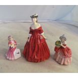 Three Royal Doulton figures