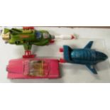 A Dinky Toys Lady Penelope's Fab 1 car, Dinky UFO Interceptor and a Dinky Thunderbird 2