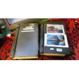 Two large stamp albums