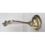 A Shreve & Co. Sterling silver Arts & Crafts beaten silver ladle
