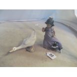 A Nao model of girl and goose