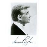 BERNSTEIN LEONARD: (1918-1990) American Conductor & Composer of West Side Story (1957).