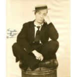 KEATON BUSTER: (1895-1966) American Silent Film Comedian, Academy Award winner.