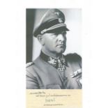 DIETRICH SEPP: (1892-1966) German Politician and SS-Commander and Ober-Gruppenfuhrer during Nazi