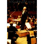 CONDUCTORS: Selection of signed postcard photographs and slightly larger, signed card (1) etc.