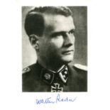 REDER WALTER: (1915-1991) Austrian SS Commander and War Criminal during World War II.