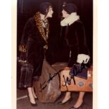 SOME LIKE IT HOT: Signed colour 8 x 10 photograph by both Jack Lemmon ('Daphne') and Tony Curtis