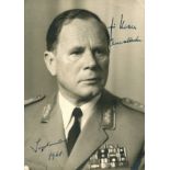 BUNDESWEHR: Selection of signed postcard photographs and larger (1), T.Ls.S., A.Ls.S. etc.