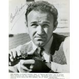 HACKMAN GENE: (1930- ) American actor, Academy Award winner. Signed 7.5 x 9.