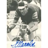 MERCKX EDDY: (1945- ) Belgian racing Cyclist. A five times winner of the Tour 1969-72 & 1974.
