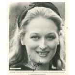 STREEP MERYL: (1949- ) American Actress, Academy Award winner.