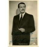 [THIRD MAN THE]: A small selection of three vintage signed postcard photographs by various Austrian