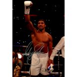 BOXING: Anthony Joshua (1989- ) British boxer, unified World Heavyweight champion 2016-19,