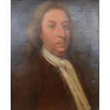 Late 18th Century English School, Half Length Portrait of a Gentleman wearing Period Dress, oil on
