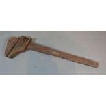 A Heavy Iron Railway Wrench stamped S & E J R The Somerset and Dorset Joint Railway, 53 cms long