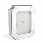 An Art Deco Style Mirrored Mantel Clock 25cm by 32cm high