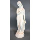 A Copeland Parian Figure of Purity by Matthew Noble for the Ceramic and Crystal Palace Art Union, 44
