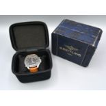 A Breitling Navitimer Pluton 3100 Gentleman's Stainless Steel Wrist Watch with box and soft case