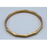 A 9ct. Gold Bangle, 12.9 gms