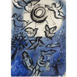 Marc Chagall, The Creation, colour Lithograph for Verve, 35.5 X 26cms