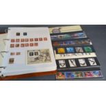 A Gold Crest Stamp Album containing British Stamps to include a Penny Black, a collection of