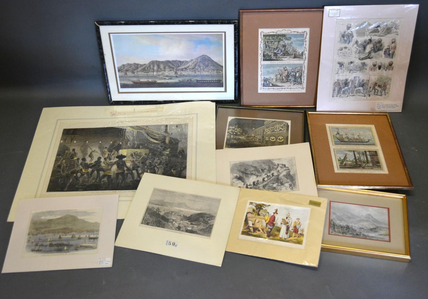 A Collection of Coloured Engravings and Prints relating to China