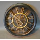 A Circular Wall Clock with roman numerals, 53cm diameter