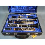 Noblet of Paris The Artist Clarinet A Pair within Fitted Case serial number A97596 and B7725