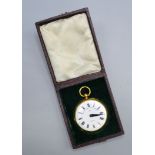 A Gold Plated Pedometer by Payne & Co. New Bond Street London