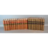 Twelve volumes, History Of England, leather bound dated 1870, together with nine leather bound