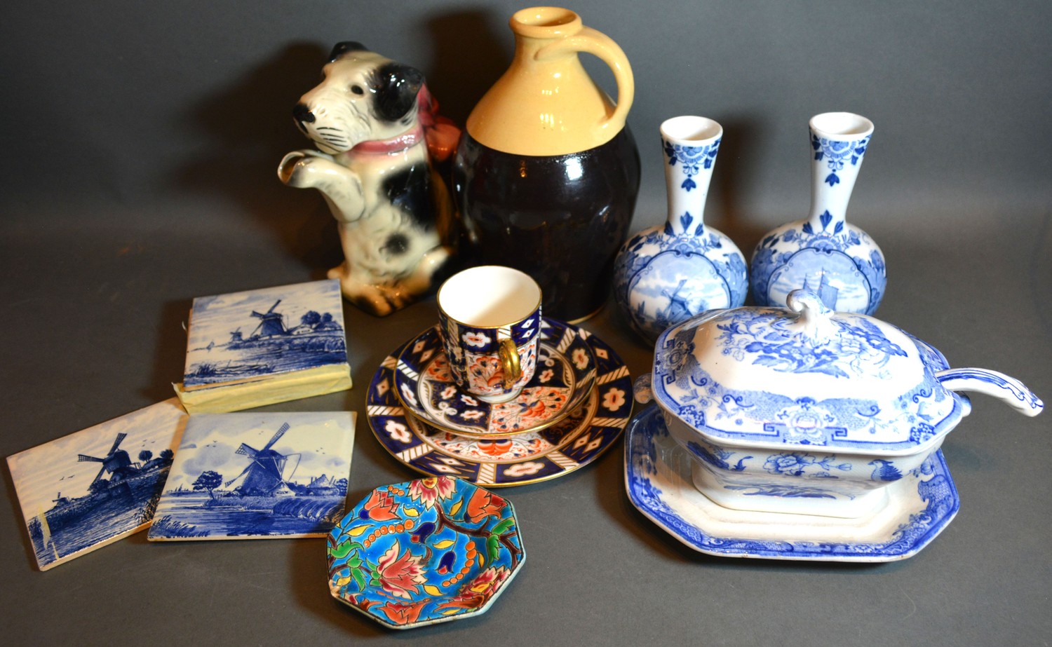 A Carlton ware bowl together with a collection of ceramics - Image 2 of 2