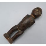 An early African carved figure, 20cms long