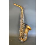 A Bundy II saxophone by the Selmer company USA with case