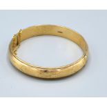 A 9ct. Gold Bangle, 16 gms.