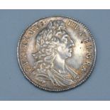 A William III Half Crown dated 1698 Decimo