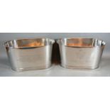 A Pair of Champagne Coolers inscribed Bollinger 34.5 cms long