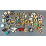 A Collection of Paste Brooches