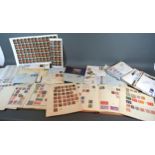 A Stamp Collection within albums and stock sheets to include Penny Reds together with a collection