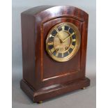 A Late Victorian Early Edwardian Mahogany Cased Mantle Clock, the dial inscribed Waterhouse & Co.